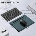 thumbnail image 4 of for Samsung Galaxy Z Fold 7 6 5 4 3 Shockproof Case With Keyboard and Mouse, Portable Bluetooth Keyboard with Leather Case and Capacitive Pen, 4 in 1 Set for Z Fold7 6 5 4 3 Accessories,Green, 4 of 7