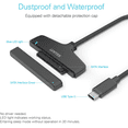 thumbnail image 2 of Unitek USB C Hard Drive Adapter, USB Type-C 3.1 to SATA III Hard Drive Converter Cable for 2.5 inch SATA HDD/SSD Hard Disk, Solid State Drives Connector, Support UASP, 2 of 6