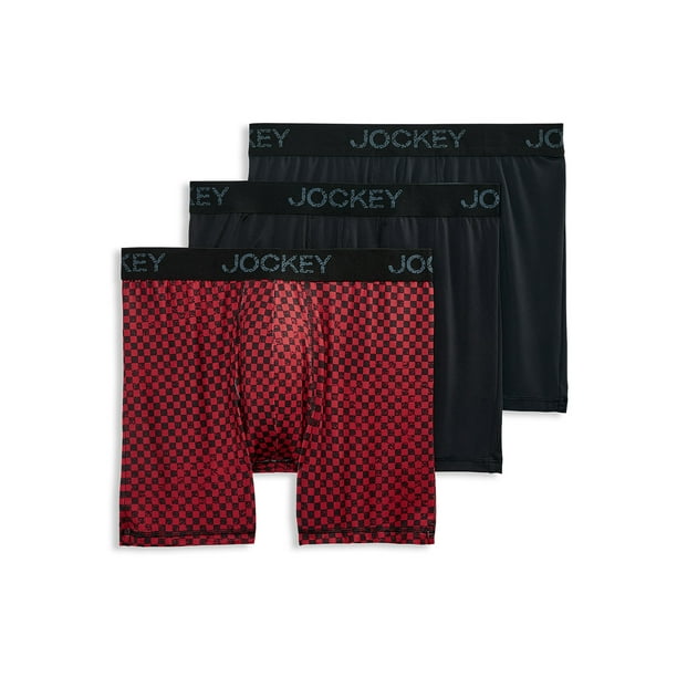 Jockey® Essentials Men's Microfiber Boxer Brief Underwear, Pack of 3