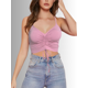 thumbnail image 2 of SET DE 3 BLUSAS DE TIRANTE MUJER ACANALADO STRETCH CON JARETA UNITALLA, 2 of 5