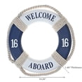 thumbnail image 3 of Maison Concepts Wooden Life Buoy With Rope Decor 14.2", 3 of 3