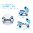 thumbnail image 3 of Xirurus Adjustable Kids Roller Skates – Double‑Wheel, Non‑Slip Brakes, Size 18‑23 cm, Perfect for Beginner Boys & Girls, 3 of 8