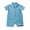 Blue, variant on MesaSe Newborn Baby Girl Waffle Short Sleeve Clothing Jumpsuit Boys & Girls Infant Tooling Bodysuit 59cm