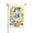 Color 1, variant on Jbralid Spring Garden Flag Koi Fish Water Lily Pond Linen Summer Garden Flags for Outside 12x18 inch