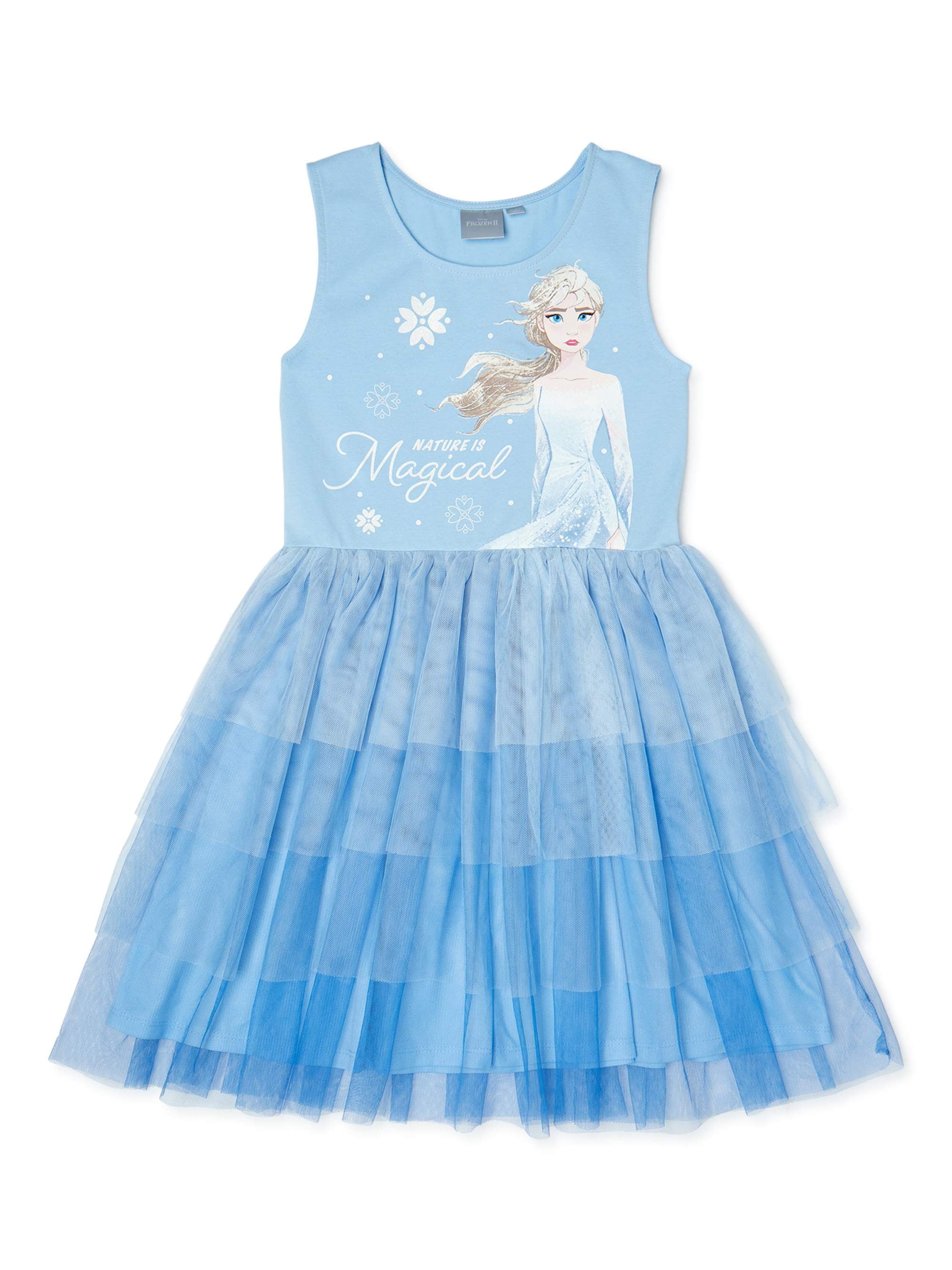 NEW Disney Store Original Frozen Dress Anna  Elsa Tutu Birthday Dress 4 5/6 9/10 