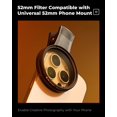 thumbnail image 3 of Filtro de lente K&F CONCEPT Gold Streak Effect 52 mm para lente de cámara, 3 of 7
