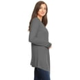 thumbnail image 2 of Women's Solid Casual Basic Comfy Loose Fit Long Sleeve Open Front cardigan, 2 of 4