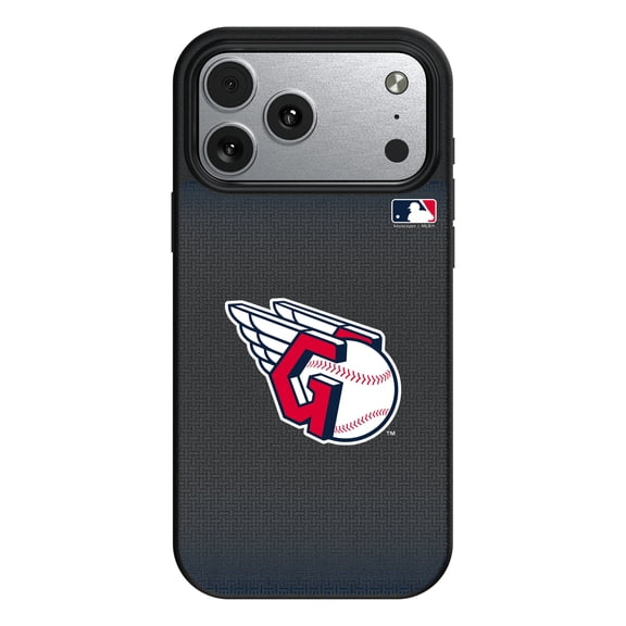 Cleveland Guardians Linen Logo iPhone Magnetic Bump Case