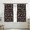 Mushroom and Toadstool Black Pattern-1, variant on Mushroom and Toadstool Black Pattern Pinch Pleat Semi Sheer Linen Curtains, Pinch Pleat Drapes with Hooks & Rings, Privacy Sheer Gifts for Living Room Bedroom,40"x108"