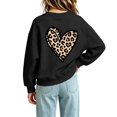 thumbnail image 4 of Edvintorg Sweatshirt for Girls Cute Printed Crew Neck Loose Pullover Top Solid Color Long Sleeve Casual Sweatshirts Girls Clothing Size 1-13, 4 of 7