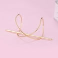 thumbnail image 4 of 2pcs Hair Slide Hairpins Anti-slip Bun Maker Simple Metal Hair Pin with Stick, 4 of 8