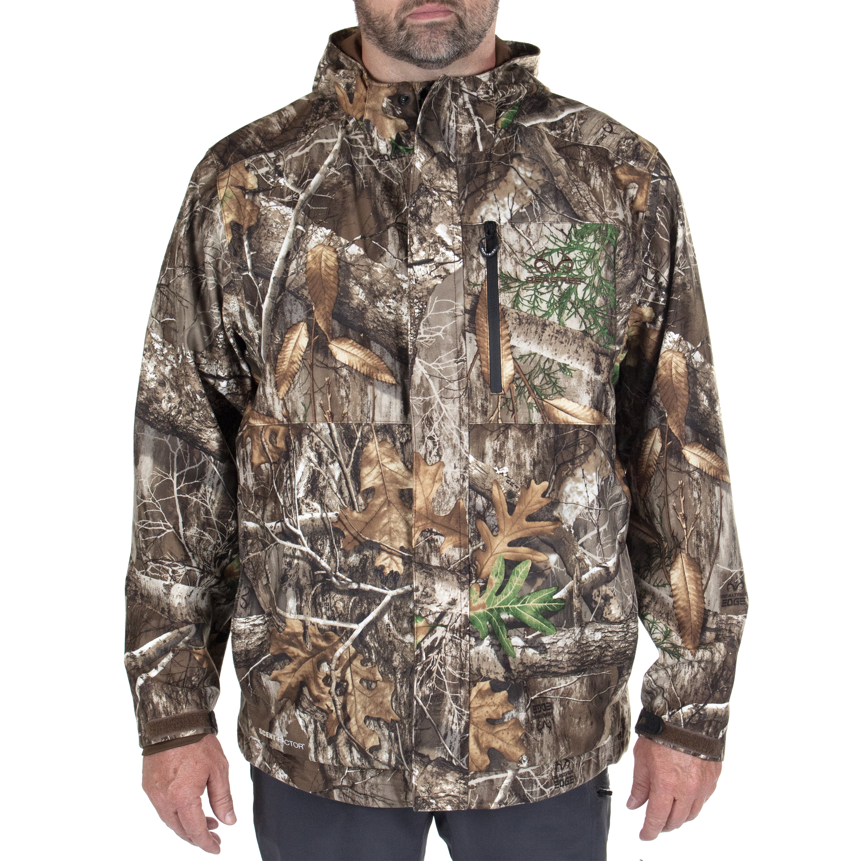 Realtree - Realtree Men&amp;#39;s Scent Control Hunting Jacket, Realtree Edge, Size X-Large