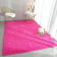 thumbnail image 5 of Softlife Super Soft Shaggy Area Rugs for Living Room Fluffy Carpets for Bedroom Home Decor,5.3'X7.5', Hot Pink, 5 of 8