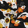 thumbnail image 6 of Kll Cat Skulls And Flowers Print Women'S Sarong Coverups Short Bathing Suit Wrap Skirt Beach Wrap Swimsuit Cover Ups, 6 of 7