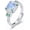 style1, variant on SISGEM MultiColor Gemstone Rings for Women 925 Sterling Silver Colored CZ Statement Rings for Ladies