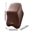 thumbnail image 3 of Byujiro Memory Foam Car Headrest Pillow Ergonomic High Resilience Neck Support Cushion for Car Seat, Breathable Pressure Relief Head Rest Pillow for Driving, Commuting & Long Trips, 3 of 6