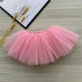 thumbnail image 5 of DGQPLPD Girls Ballet Performance Tutu Skirt Four Layer Soft For Stage Shows And National Dance Pink 3-5 Years, 5 of 5