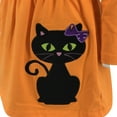 thumbnail image 4 of Unique Baby Girls Black Cat Halloween Outfit with Infinity Scarf (2T/XS, Purple), 4 of 4