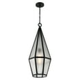 thumbnail image 3 of 5-706-BK-Savoy House-Peninsula - 1 Light Outdoor Hanging Lantern In Vintage Style-32.5 Inches Tall and 12 Inches Wide, 3 of 5