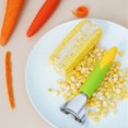 thumbnail image 5 of Stainless steel corn shaver kitchen tool corn thresher household corn kernel separator plastic handle stripper grater, 5 of 5