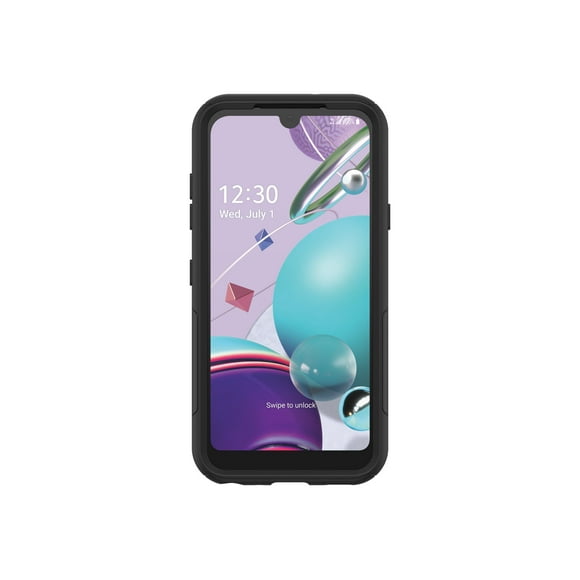 OtterBox Commuter Series Lite - Back cover for cell phone - polycarbonate, synthetic rubber - black - for LG K31
