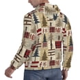 thumbnail image 6 of Salouo Rustic Plaid Forest Lodge Pattern Men's Fall Hoodie Sweatshirt,Sport Hoodie with Pockets for Men Pullover Casual Hooded Sweatshirt-3X-Large, 6 of 7