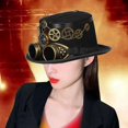 thumbnail image 1 of Sombrero de copa Steampunk Soledad equipo gótico 60-61cm, 1 of 10