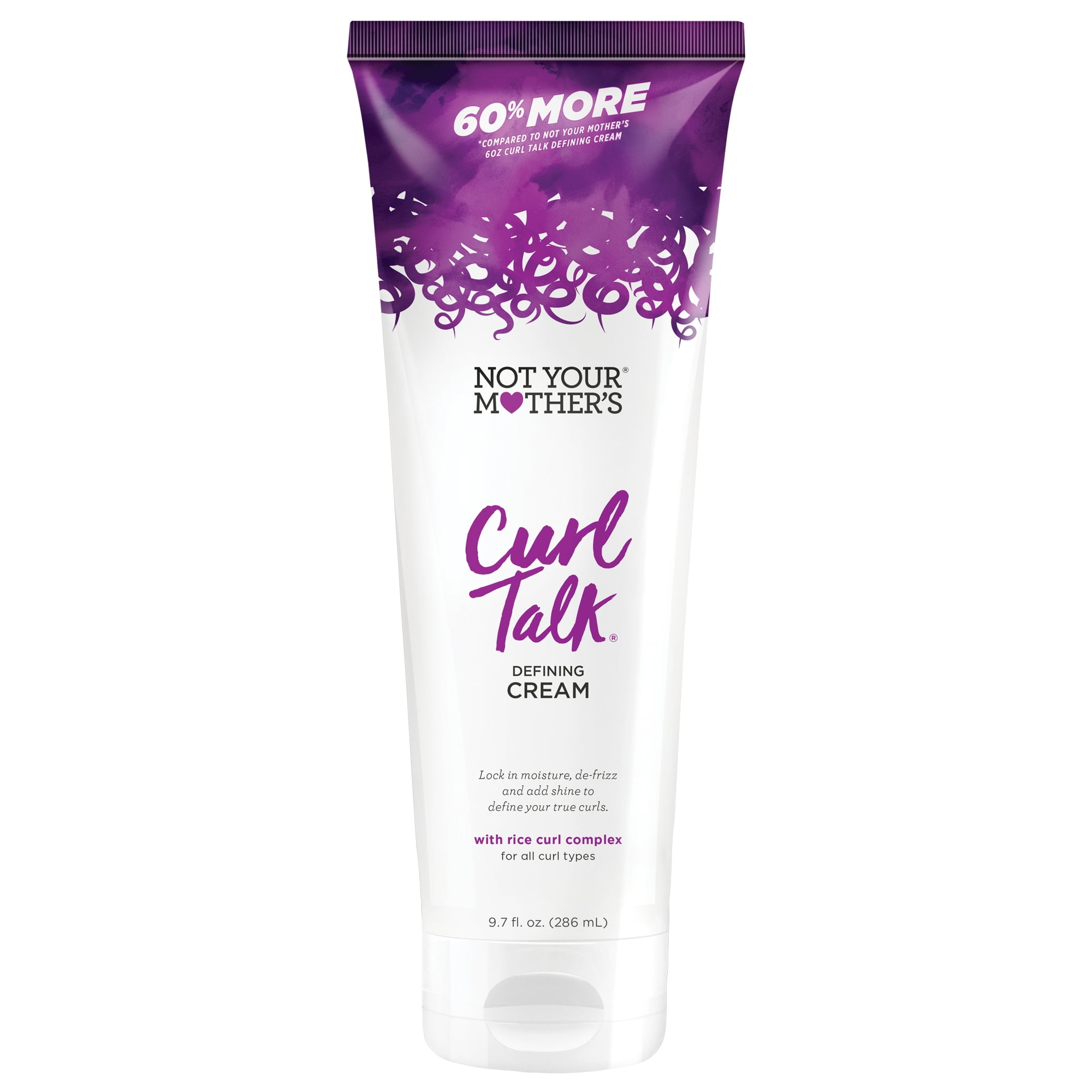 Not Your Mother's Curl Talk Curl Defining Hair Cream to Enhance Curly Hair, 9.7 fl oz