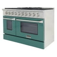 thumbnail image 5 of 48 in. 6.7 cu. ft. Dual Fuel Range for Natural Gas in Green, 5 of 16