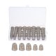 thumbnail image 1 of Guitarra Dedos Puntas Protector L M S XS XXS Tamaño Gris Silicona con Almacenamiento Caja para Guitarra Paquete de 50 Unique Bargains plumillas de guitarra, 1 of 5