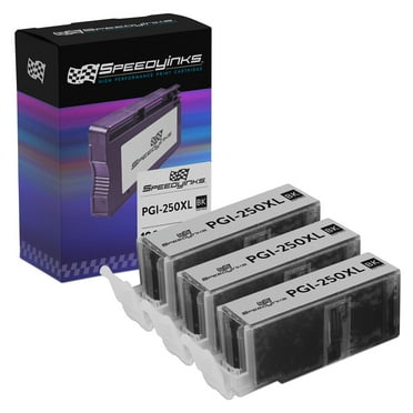 SpeedyInks Compatible Ink Cartridge Replacement for Canon PGI250XL 6432B001 High-Yield (Pigment Black, 3-Pack)