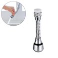 thumbnail image 4 of Naiovety Grifo de junta ajustable boquilla de presión giratoria adaptador de grifo herramientas vegetales a prueba de salpicaduras baño Juegos de accesorios de baño, 4 of 6