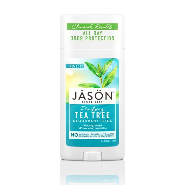 (3 Pack) Jason Natural Products Deodorant Tea Tree Oil Stick 2.5 Ounce