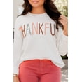 thumbnail image 1 of FOLUNSI Embrace Gratitude: 'Thankful' Embroidered Plus Size Sweater, 1 of 8