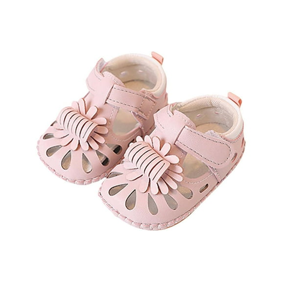 Ediodpoh Toddler Baby Girl Shoes Breathable Shoes Baby Soft Shoe Cover 0 to 18 Months Kids Sandals Girls Pink 6
