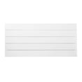 thumbnail image 4 of WestinTrends Paloma 68" Outdoor HDPE Modern Rectangular Patio Dining Table With Umbrella Hole, White, 4 of 10