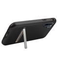 thumbnail image 4 of Kaleidio Case For iPhone 12 Pro Max (6.7") [Metallic Armor] Brushed Metallic [Shockproof] Kickstand Carbon Accent Cover [Black/Black], 4 of 4