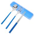 thumbnail image 6 of Masteelf Travel Utensils With Case Portable Silverware Set For Work Stainless Steel Reusable Travel Cutlery Set Fork And Spoon Set For Camping Picnic, 6 of 8