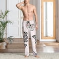thumbnail image 2 of Fotbe Beautiful Butterfly Pantalones de Pijama para Hombre, Pantalones de Dormir, Pantalones de Casa con Cintura Ajustable y Bolsillos-Medium, 2 of 6