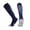 Dark Blue, variant on Purcolt Boys and Girls 1-Pair Sport Soccer Socks Stretchy Comfort Arch Support Knee Length High Towel Bottom Long Tube Football Socks Athletic Team Socks for 7-13 Years