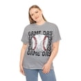 thumbnail image 6 of Retro Baseball Game Day T-Shirt, Baseball Lover Mom Shirt Gift Tee, 6 of 8