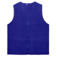 thumbnail image 2 of TopTie Adult Volunteer Vest Activity Event Supermarket Apron Vests-Royal Blue-L, 2 of 3