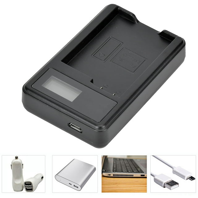 Camera Battery Charger Battery Charger Single Slot Battery Charger Camera Battery Charger For SEIVI EN EL15 Camera Battery Charger LCD Charging Display For D800 D750 D7000 Single