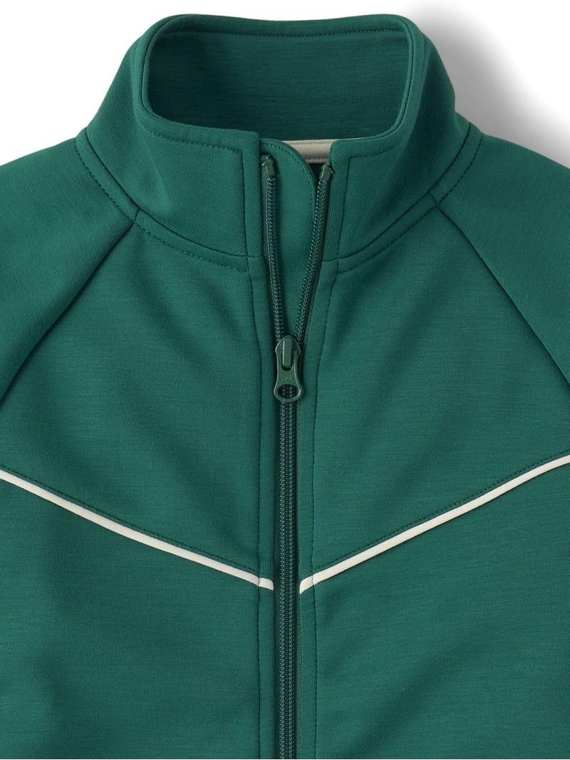 The Children's Place Boys Long Sleeve Contrast Scuba Track Jacket