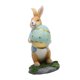 thumbnail image 3 of Figura de conejo de resina coleccionable, lindo adorno para accesorios de jardín de hadas y Sostener huevo, 3 of 9