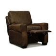 thumbnail image 3 of GTR Leather Cordova 100% Top Grain  Mid-century Manual Recliner, 3 of 4