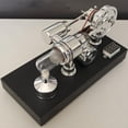 thumbnail image 5 of shamjina Engine Model Electricity Generator model Physics Science Education 8cmx17cmx9.5cm, 5 of 8