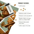 thumbnail image 3 of Lantern Press 1000 Piece Jigsaw Puzzle, Smokey Bear and Squirrel, Officially Licensed, 3 of 5