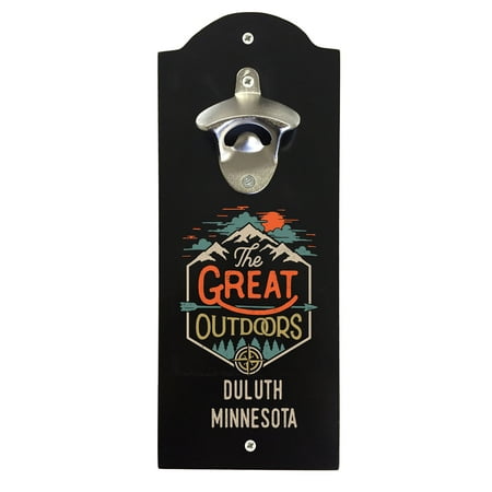 

Duluth Minnesota Camping Souvenir Wall Mounted Bottle Opener Duluth Minnesota