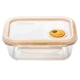thumbnail image 2 of Contenedor Rectangular de Vidrio 1.0 L LOCK & LOCK EURO STEAM, 2 of 2